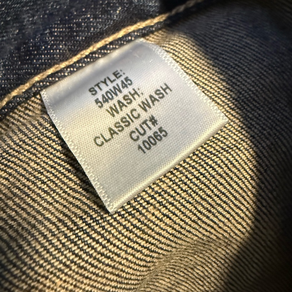 Nili Lotan Emerson Wide Barrel Leg Denim Jeans Pants-Classic Wash-Size 30 - Picture 15 of 15